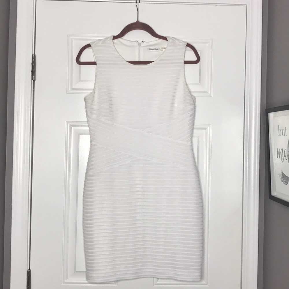 White Calvin Klein Dress